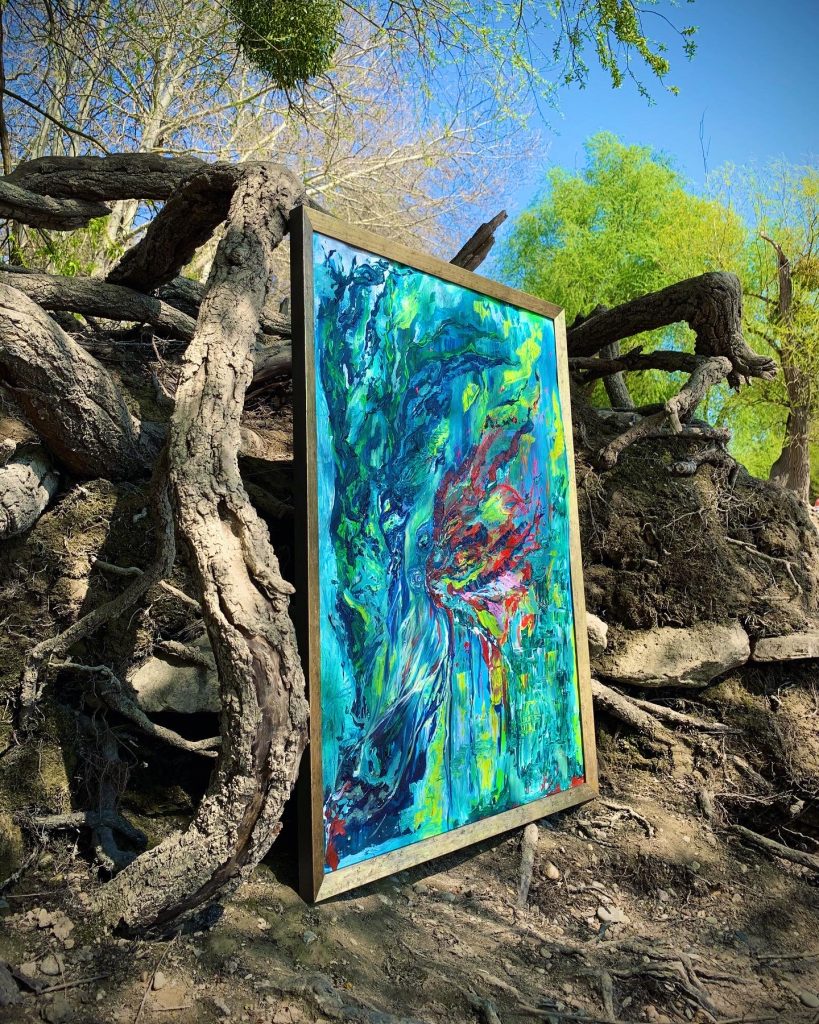 Acryl, Gemälde, Kunst