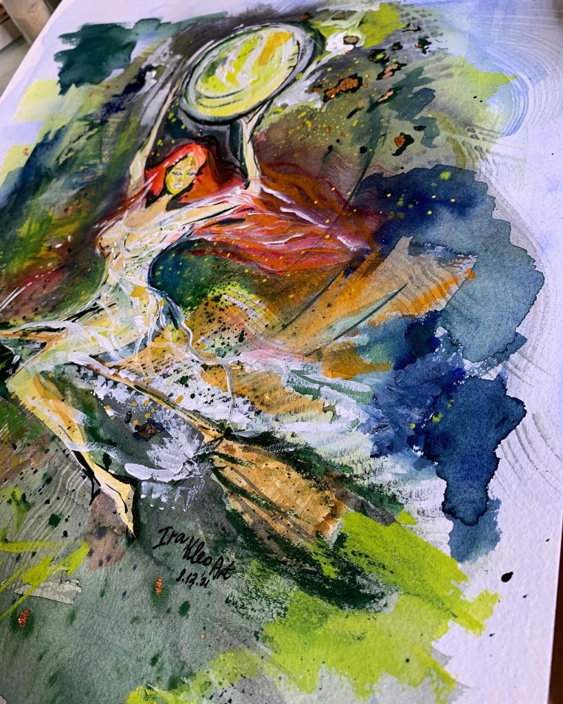 Zeichnung, Kunst, Aquarell